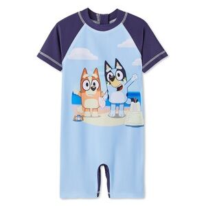 Bluey and Bingo Rash-guard romper